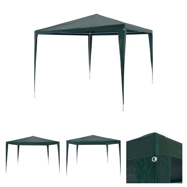 The Living Store festtelt 3x3 m PE grøn -  Festtelte & havepavilloner