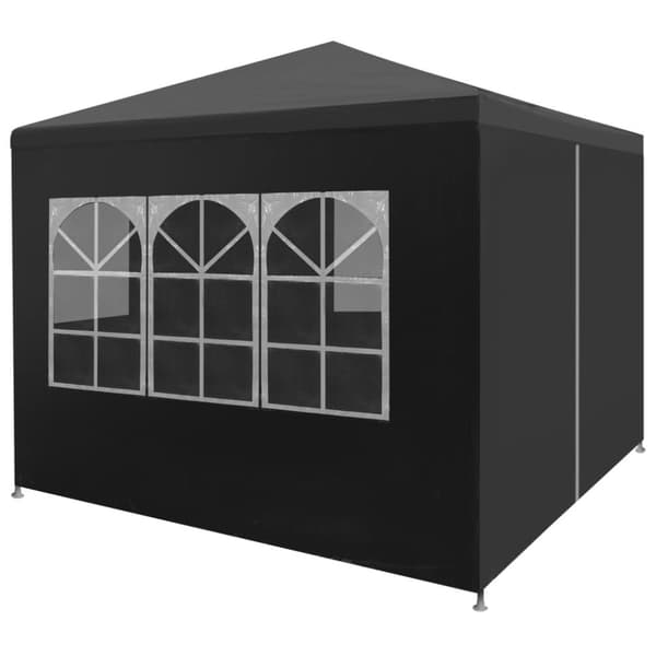 The Living Store festtelt 3 x 3 m antracitgrå -  Festtelte & havepavilloner