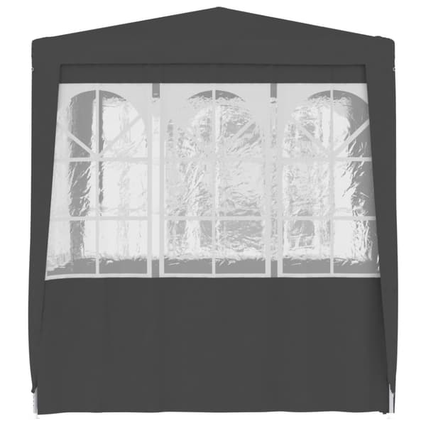 The Living Store Professionellt partytält med väggar 2,5x2,5 m antracit 90 g/m² -  Partytält & paviljoner