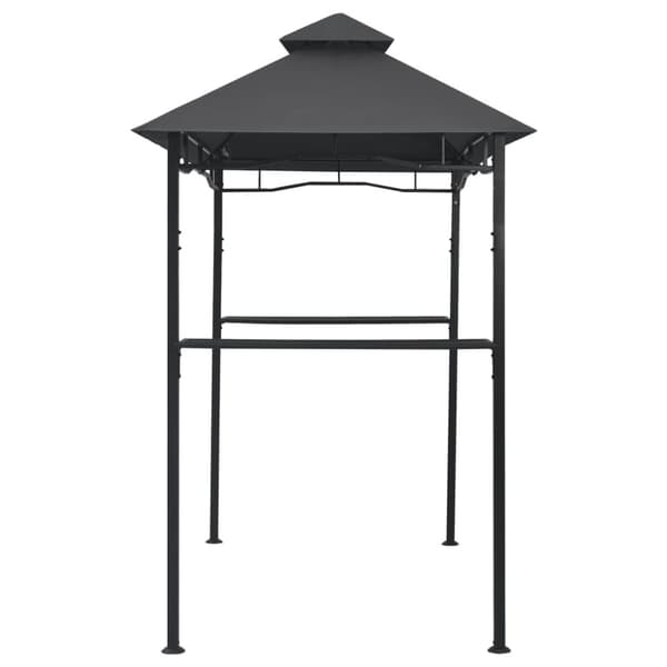 The Living Store Grilltält 240x150x255 cm antracit stål -  Partytält & paviljoner