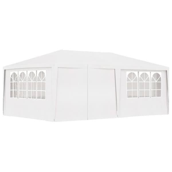 The Living Store festtelt med sidevægge 4x6 m 90 g/m² hvid -  Festtelte & havepavilloner