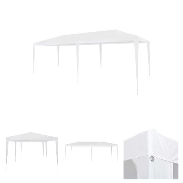The Living Store Juhlateltta 3x6 m PE valkoinen -  Katokset & huvimajat