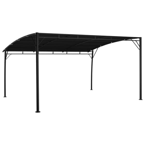 The Living Store Paviljong 4x3x2,55 m antracit -  Partytält & paviljoner
