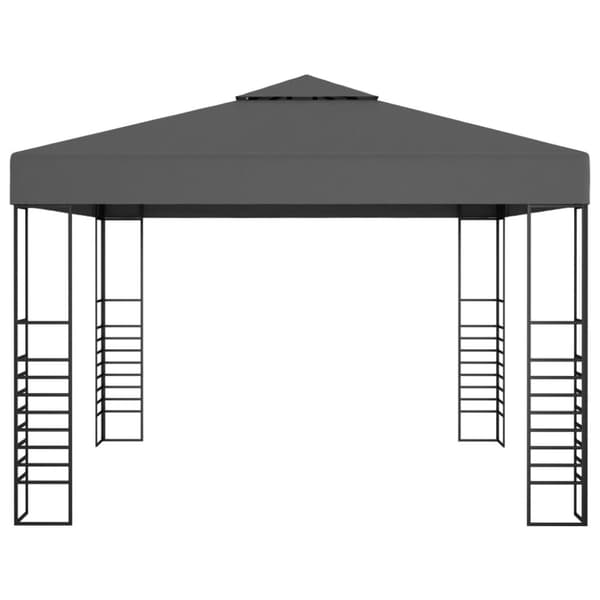 The Living Store Paviljong 3x3 m antracit -  Partytält & paviljoner