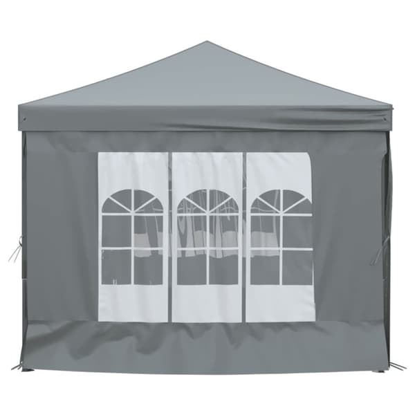 The Living Store Hopfällbart partytält med sidoväggar antracit 3x6 m -  Partytält & paviljoner
