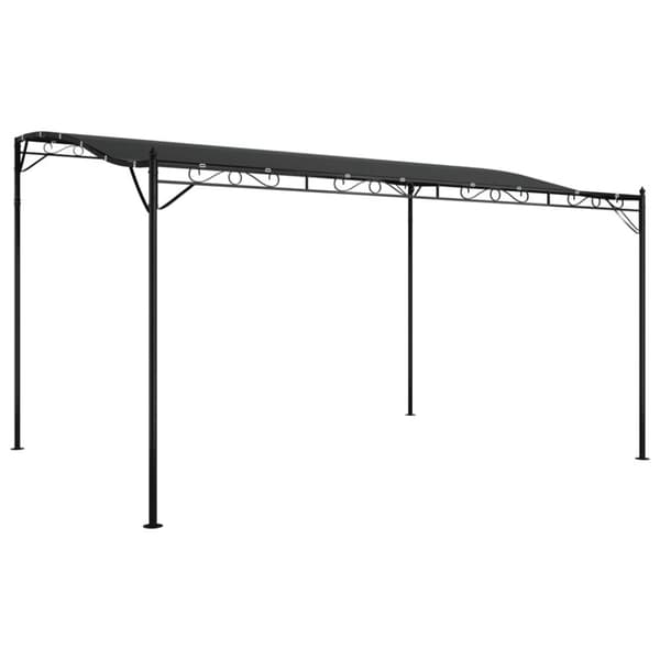 The Living Store baldakin 4x3 m 180 g/m² stof og stål antracitgrå - Festtelte & havepavilloner