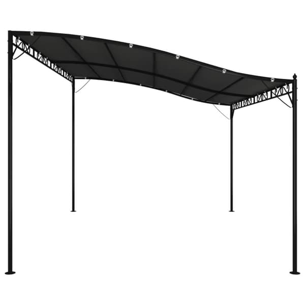 The Living Store baldakin 4x3 m 180 g/m² stof og stål antracitgrå - Festtelte & havepavilloner