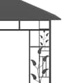 Miniatyrbillede 6 af 7: The Living Store pavillon med myggenet 3x3x,2,73 m 180 g/m² antracitgrå -  Festtelte & havepavilloner