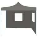 Miniatyrbild 3 av 10: The Living Store Pop-Up hopfällbart partytält med 2 sidoväggar 3x3 m antracit -  Partytält & paviljoner