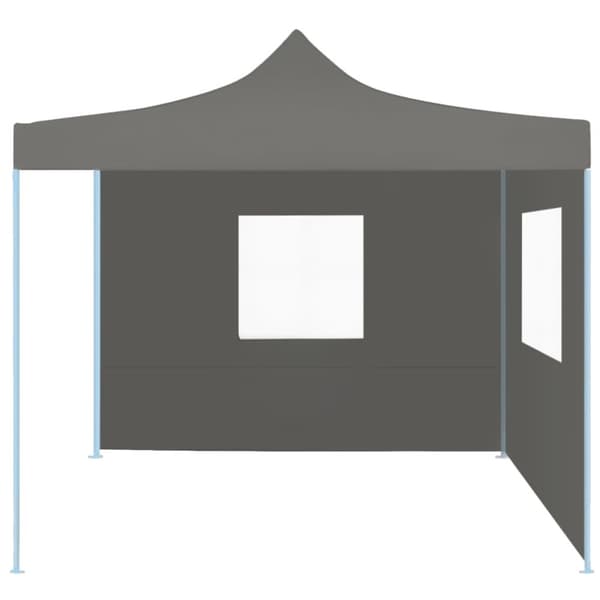 The Living Store Pop-Up hopfällbart partytält med 2 sidoväggar 3x3 m antracit -  Partytält & paviljoner