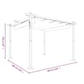 Miniatyrbild 11 av 11: The Living Store Paviljong med infällbart tak 3x3 m antracit -  Partytält & paviljoner