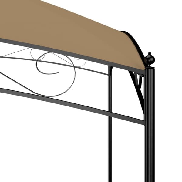 The Living Store Huvimaja 3x4x2,65 m ruskeanharmaa 180 g/m² -  Katokset & huvimajat