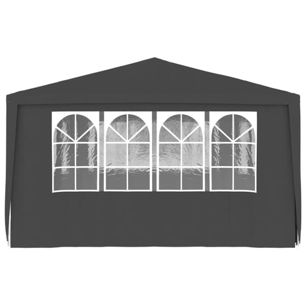 The Living Store festtelt med sidevægge 4x6 m 90 g/m² antracitgrå -  Festtelte & havepavilloner