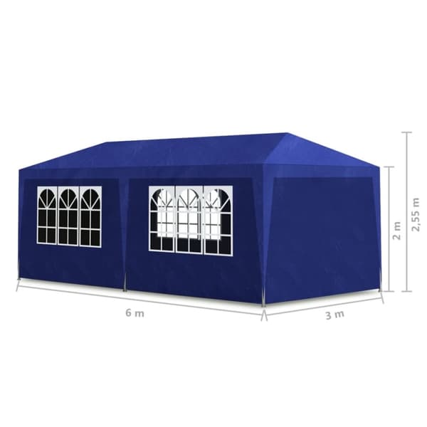The Living Store Juhlateltta 3x6 m sininen -  Katokset & huvimajat