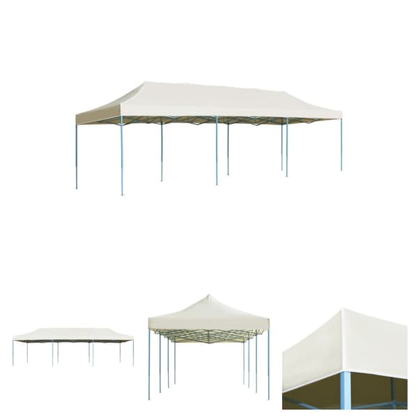 The Living Store Kokoontaittuva pop-up juhlateltta 3 x 9 m kerma -  Katokset & huvimajat