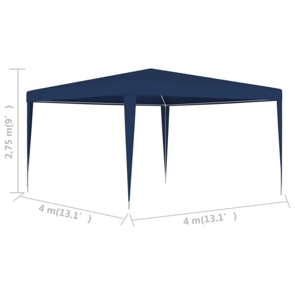 The Living Store Juhlateltta 4x4 m sininen - Katokset & huvimajat
