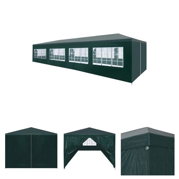 The Living Store festtelt 3 x 12 m grøn -  Festtelte & havepavilloner