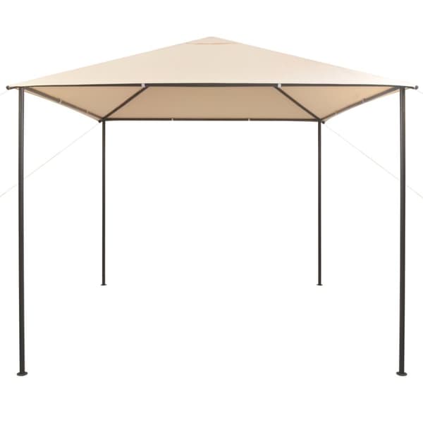 The Living Store pavillon med baldakin 3x3 m stål beige -  Festtelte & havepavilloner