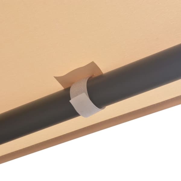 The Living Store pavillon med baldakin 3x3 m stål beige -  Festtelte & havepavilloner