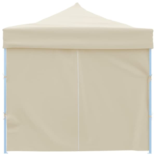 The Living Store foldbart pop op-festtelt med 8 sidevægge 3 x 9 m cremefarvet -  Festtelte & havepavilloner