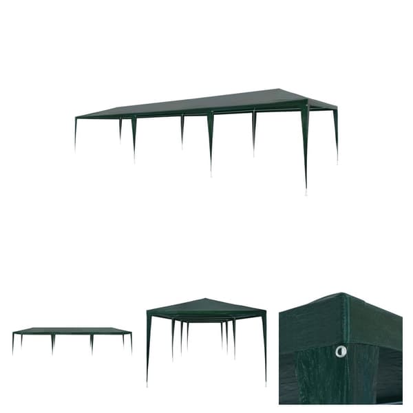 The Living Store festtelt 3x9 m PE grøn -  Festtelte & havepavilloner
