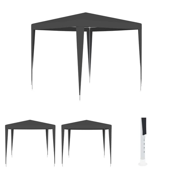 The Living Store Ammattilaisten juhlateltta 2,5x2,5 m antrasiitti 90 g/m² -  Katokset & huvimajat