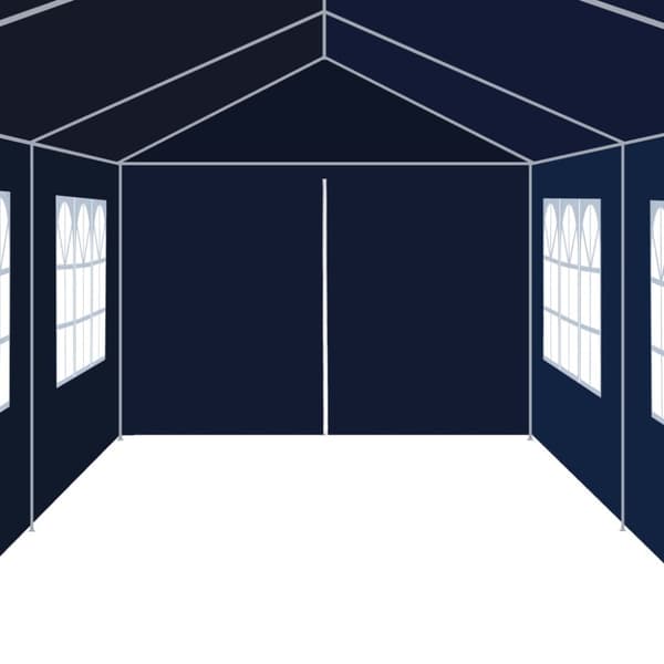 The Living Store Puutarhakatos 3x12 m sininen -  Katokset & huvimajat