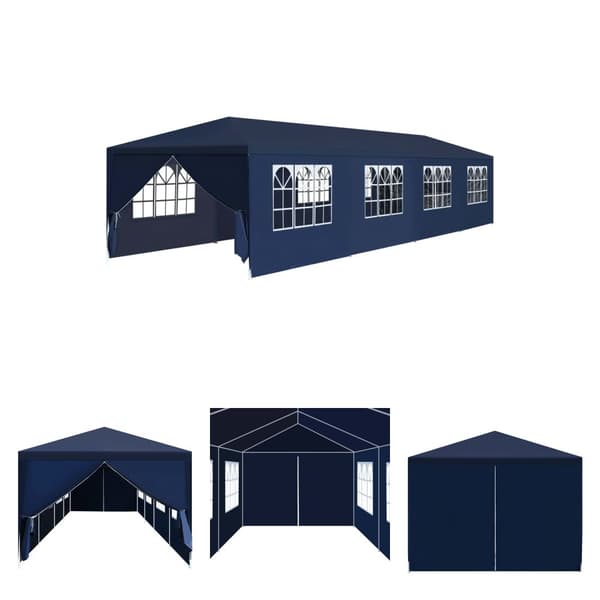 The Living Store Puutarhakatos 3x12 m sininen -  Katokset & huvimajat