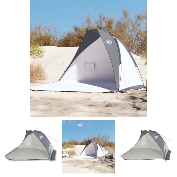 The Living Store Rantateltta harmaa 268x223x125 cm 185T polyesteri -  Teltat