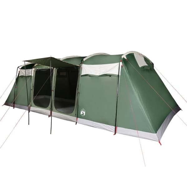 The Living Store 8-personers campingtelt vandtæt grøn -  Telte