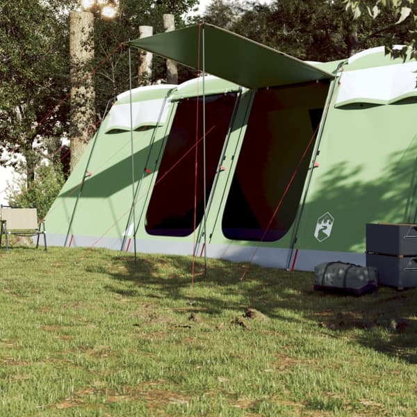The Living Store 8-personers campingtelt vandtæt grøn -  Telte