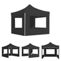 Pikkukuva 1 / 10: The Living Store Kokoontaittuva juhlateltta seinillä alumiini 3x3 m antrasiitti -  Katokset & huvimajat