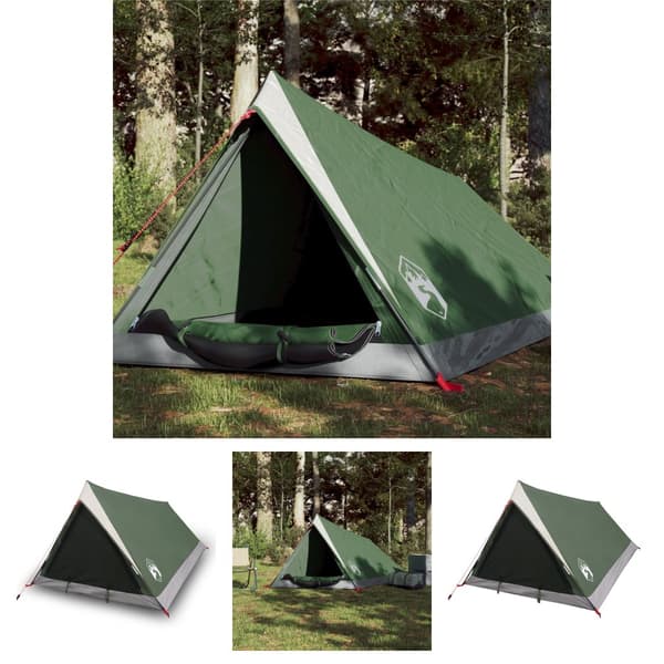 The Living Store Campingtält 2 personer grön vattentätt -  Tält