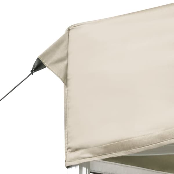 The Living Store foldbart festtelt aluminium 6 x 3 m cremefarvet -  Festtelte & havepavilloner
