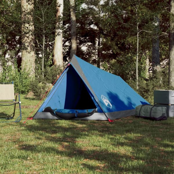 The Living Store Campingtält 2 personer blå vattentätt -  Tält
