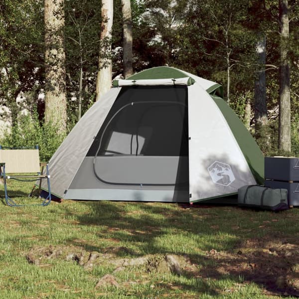 The Living Store 2-personers campingtelt vandtæt kuppel grøn -  Telte