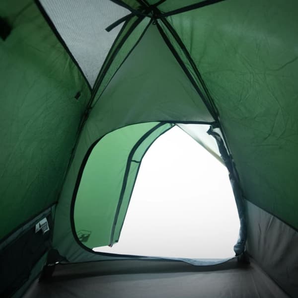 The Living Store 4-personers campingtelt vandtæt kuppel grøn -  Telte