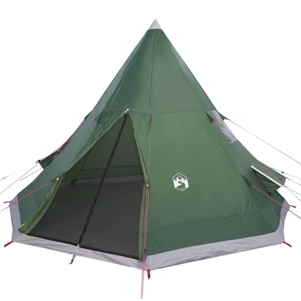 The Living Store Tipi-tält 4 personer grön vattentätt -  Tält