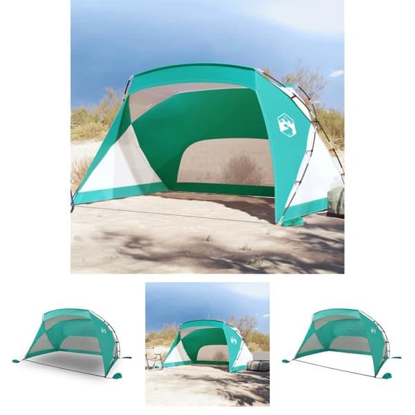 The Living Store strandtelt 274x178x170/148 cm 185T polyester havgrøn -  Telte