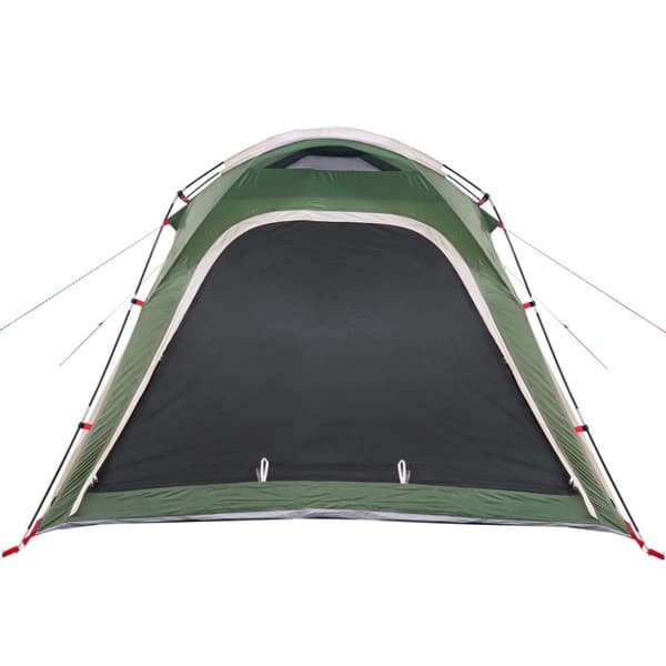 The Living Store Campingtält 4 personer grön snabbrest vattentätt -  Tält