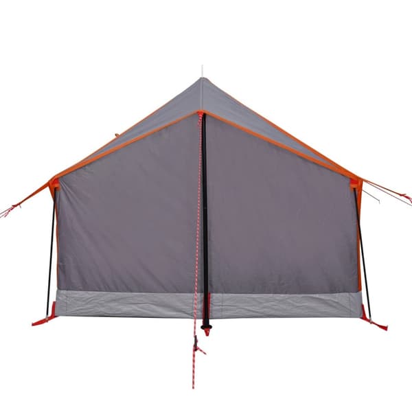 The Living Store 2-personers campingtelt vandtæt grå og orange -  Telte