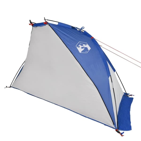 The Living Store Strandtält azurblå 268x223x125 cm 185T polyester -  Tält