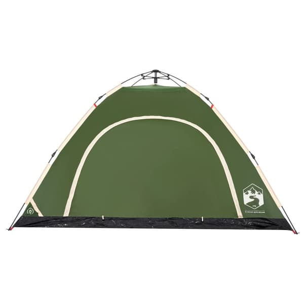 The Living Store Campingtält 5 personer grön snabbrest -  Tält