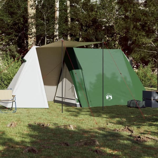 The Living Store 3-personers campingtelt vandtæt grøn -  Telte