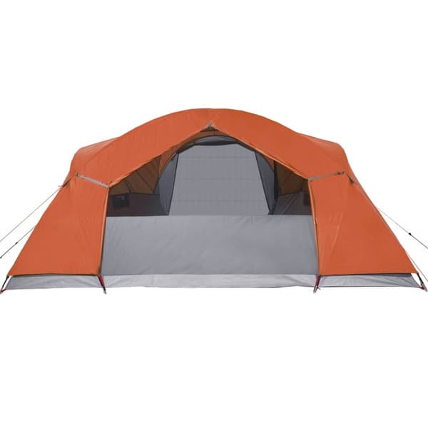 The Living Store Familjetält Crossvent 8 person grå och orange vattentätt -  Tält