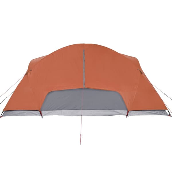 The Living Store Familjetält Crossvent 8 person grå och orange vattentätt -  Tält