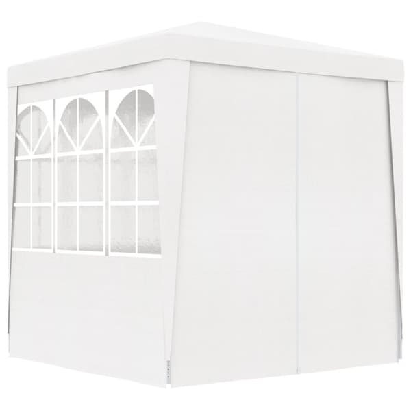 Katokset & huvimajat - Living Ammattilaisten juhlateltta sivuseinillä 2,5x2,5 m valk. 90 g/m²