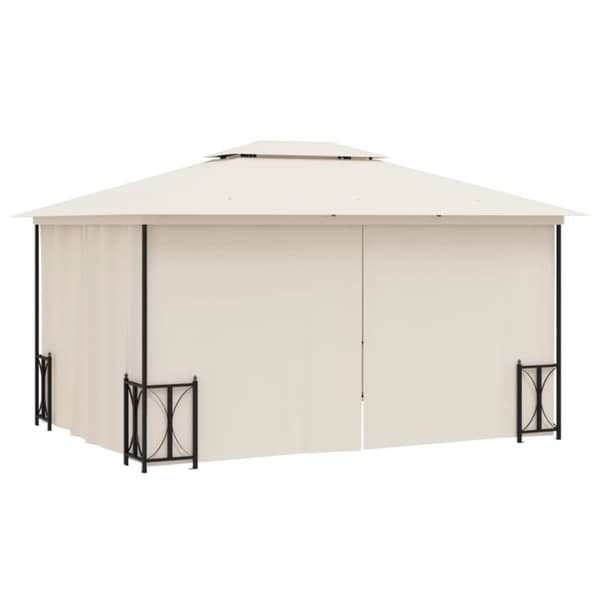 Katokset & huvimajat - Living Huvimaja sivuseinillä ja tuplakatolla 3x4 m kerma