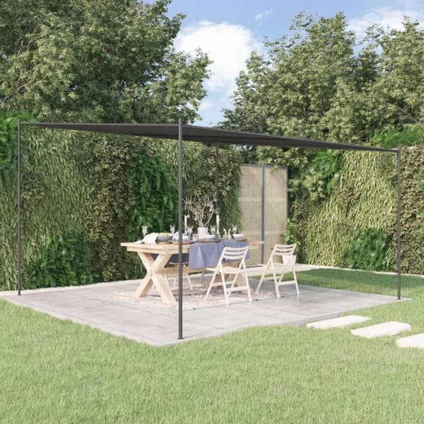 Katokset & huvimajat - Living Katos antrasiitti 4x4 m 180 g/m² kangas ja teräs