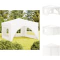 Miniatyrbillede 1 af 11: Festtelte & havepavilloner - Living foldbart festtelt med sidevægge 3x3 m hvid